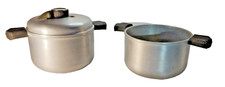 Health Craft Cookware Associates  Aluminum Pots (2) - one Lid picture