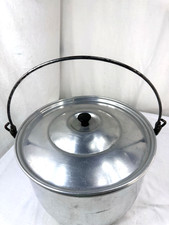 Vtg Wear Ever Large Stock Pot Wire Bail Handle Grip #10 USA Aluminum Camping FSh picture