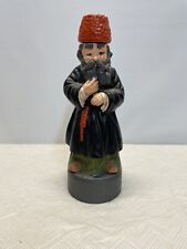 Vintage Alberta Figurine Decanter  hand painted Bearded Man Signed & Dated picture