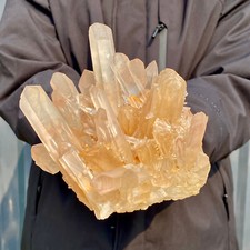 3.08LB Natural Clear Beautiful White QUARTZ Crystal Cluster Specimen picture
