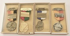 (4) N.C.A - VA. Championship Rifle Shooting Medals / Zande / 1962-64-65 - MTT picture