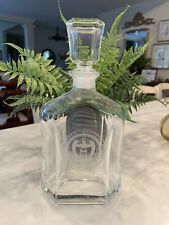 Georgia Tech Glass Decanter with Stopper. Clear ACC Whiskey Scotch picture