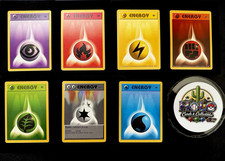1ST EDITION Energy Card Bundle | 7 Cards - Unplayed | 1999 Pokémon Base Set picture