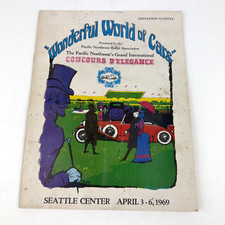 Wonderful World of Cars Concours d'Elegance Program Seattle Center 1969 picture