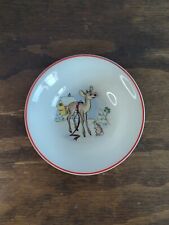 RLM Rudolph Red-Nosed Reindeer 1940’s Baby Bowl Vintage Christmas Holiday picture