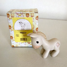 Enesco Precious Moments Donkey Porcelain Figurine 1981 Matte Finish Boxed E5621 picture
