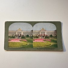 Entrance to The Government Building Antique Stereoview Card 5H6-5 picture