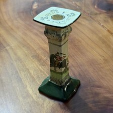 Antique Vintage Bayeux Tapestry Candle Holder picture