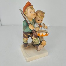 Vintage Hummel Goebel Figurine- TMK1 Incised  -50/0 Volunteers Two Boys - 6