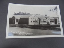 RPPC GRADE SCHOOL SALISBURY MISSOURI REAL PHOTO POSTCARD picture