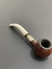 Vintage Comoy's De Luxe 503 Prince Briar Pipe HC Sterling Silver London picture