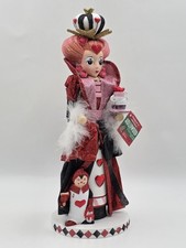 Kurt Adler Hollywood Nutcracker Alice In Wonderland Queen Of Hearts HA0519 17.5
