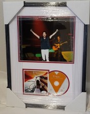 Train Autographed Signed CD A Girl in a Bottle JSA Certified Framed 	Pat Monahan picture