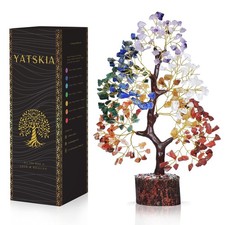YATSKIA 7 Chakra Tree of Life - Crystals and Healing Stones | Birthday Gifts ... picture