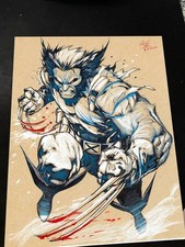 Wolverine X-Men Art Print Signed 8.5x11 | Art by Keyeske picture