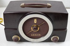 ZENITH ANTIQUE TUBE RADIO MODEL H725 picture