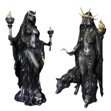 Hecate Nikripolos Sculpture Witch Goddess Resin Statue with Hounds Home Decor picture