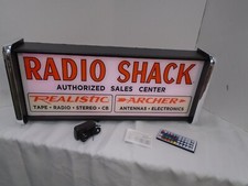Radio Shack LED Display lighted sign lightbox Wall Hanging Light picture