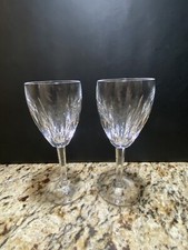 Waterford  Crystal CARINA  7”in Wine /Water Glasses    Set of 2 picture