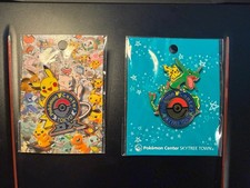Pokemon Center Tokyo Dx & SkyTree Town Logo Pins Japan Exclusive US SELLER picture