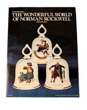 1979 Norman Rockwell Danbury Mint Bell Collection Vintage Brochure Catalog picture