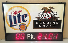 Miller Light Genuine Draft Vintage Lighted Sign 28