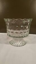 HOMECO PEDESTAL DIAMOND POINT CANDY DISH (EXCELLENT CONDITION) picture