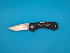 Leatherman K500X Black Lockback Plain Edge Folding Pocket Knife RARE picture