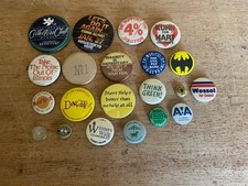 Pinback Button Pin Badge Vintage Junk Drawer Lot Of 20 Batman Politics Hard Rock picture