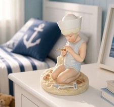 Vtg 1982 Frances Hook “Sailor Mates” Ceramic Boy Figurine LE Signed 9in Height picture
