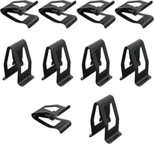 10 PCS Dashboard Trim Clips, Metal Car Front Console Dash Retainer Universal New picture