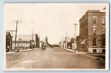 Graceville Minnesota MN Postcard RPPC Photo Main Street Goods & Fruits c1910's picture