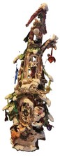 blue sky clayworks heather goldminc 2003 SANTA'S TREEHOUSE - RARE picture