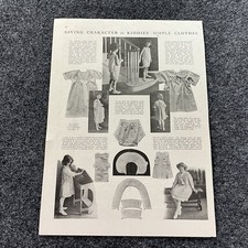 1920s Campbell's Tomato Soup Children's Clothing Magazine Ad Vintage Print picture