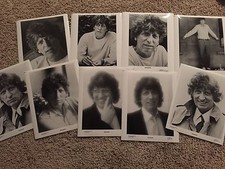 TOM BAKER lot of 9 rare vintage B/W 10x8 portrait stills DOCTOR WHO picture