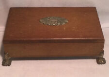 Vintage Ronson Crown Cigarette Box Trinket Jewelry Stash Holder Very Rare picture