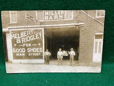 RPPC Helbert & Ridgley For Good Shoes/Miller & Toomey Feed Barn. Ashland, Ohio. picture