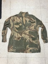 Vtg 1970s Pakistani Brushstroke Camouflage Smock Rhodesian Army Jacket Sz M picture
