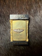 Zippo Solid Brass US Navy Air Corps Pilot Wing  1988 picture