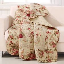 Greenland Home Antique Rose Throw Blanket, Full, Ecru picture