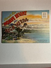 Vintage 1939 Across the Mojave Desert to the High Sierra Souvenir Folder Calif picture