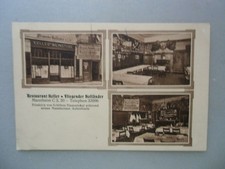 Postcard Mannheim 1910?? Restaurant Basement Flying Dutchman picture