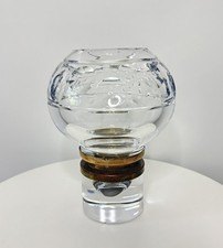 ORREFORS Crystal Hurricane Candle Holder by Jan Johansson Made In Sweden picture