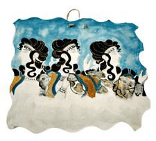 The ladies in Blue,ceramic slab,copy from fresco,from the Palace of Knossos picture