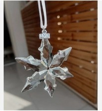 SWAROVSKI 2015 CHRISTMAS ORNAMENT -LARGE---MINT CONDITION --NO BOX -HAS DATE TAG picture