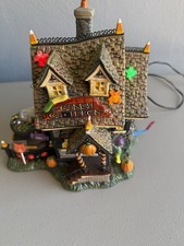 Dept. 56 Snow Village Halloween Candy Cauldron Vintage #50469. Works -No Box picture