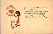 Los Angeles CA-California 1924 Valentine's Day Poem Vintage Postcard picture
