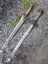 Handmade Conan Destroyer Father's , Conan The Barbarian Replica Pair Swords Gift picture