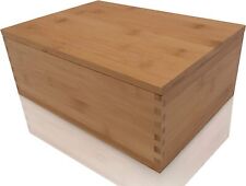 Blake & Lake Wooden Storage Box with Lid - Large Wood Keepsake Boxes - Gift Box  picture