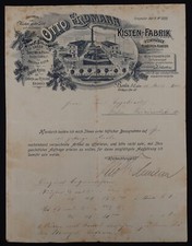 Invoice GERMANY 1902 OTTO ERDMANN Wien Piano Beautiful Billhead Head 3 picture